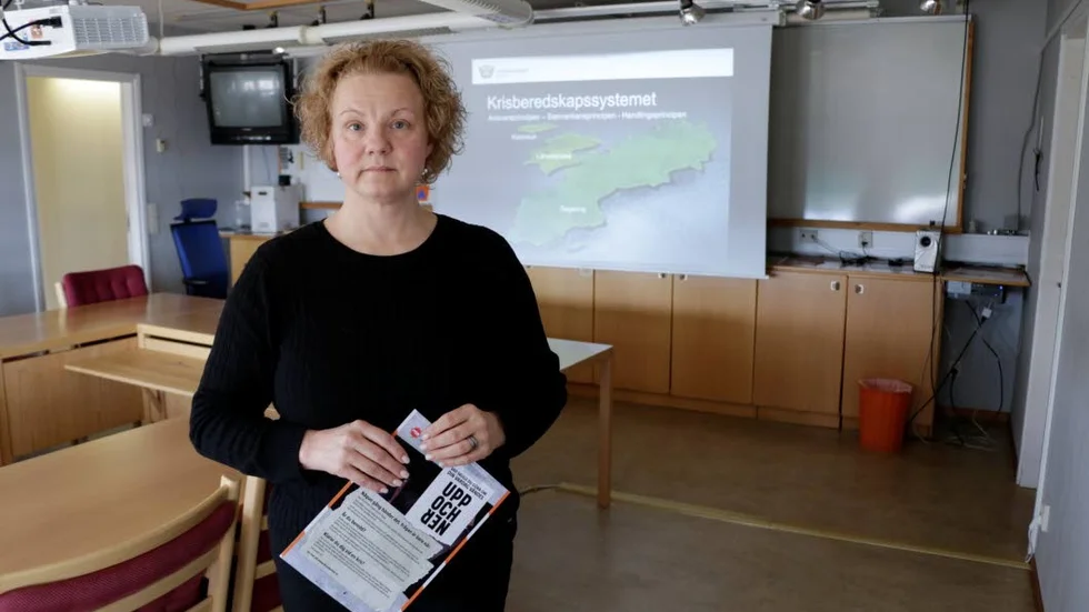 Samhällskris. Linda Lasu, säkerhetssamordnare i Piteå kommun, tycker att krisberedskapsveckan är viktig. Arrangemanget ordnades för första gången i år.