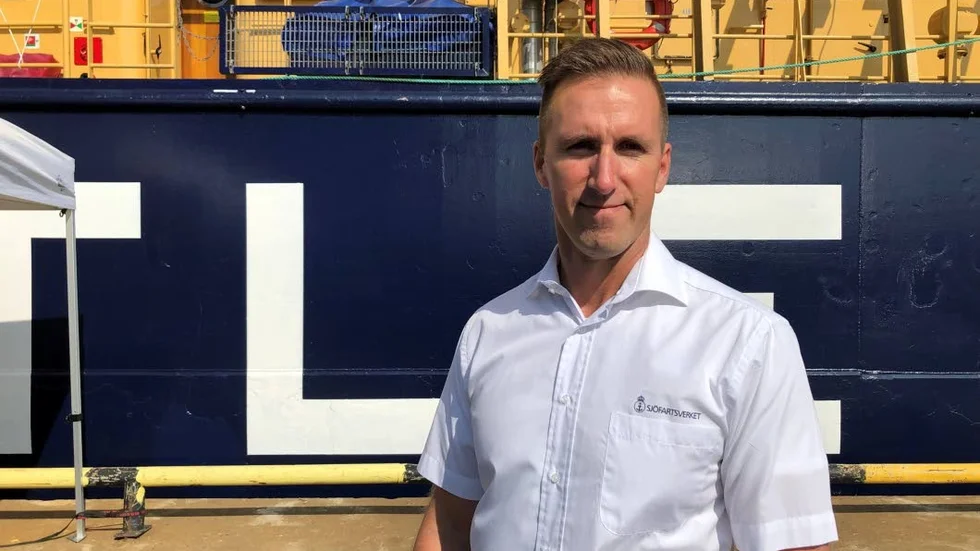 Anders Dahl är lotsområdeschef för norra Sverige.