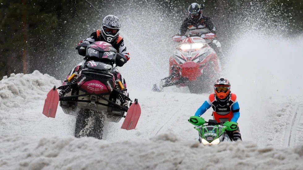 SM-finalen i skotercross avgörs i Arvidsjaur 11 april.