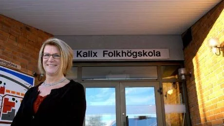 ekonomin viktig. "Prio ett är skolans ekonomiska situation", säger nytillträdda rektorn Marie Gradin. Foto: Greta Sköld