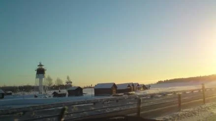 Jävrefyr en kall morgon efter E4.