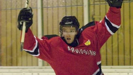 Marcus Davidsson, tvåmålsskytt när MG/Arvidsjaur besegrade Vännäs.