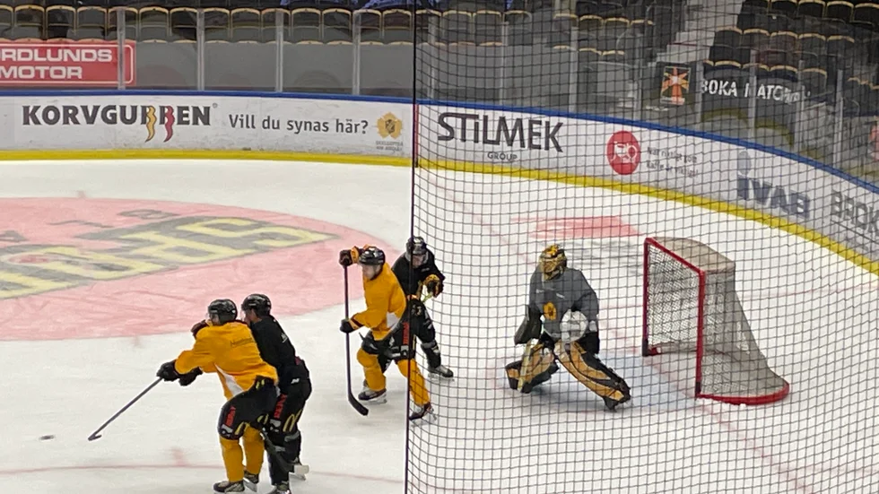 Dagens träning med AIK.