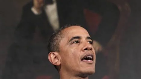USA:s president Barack Obamba slog fast att USA är en topprankad ekonomisk supermakt. Det var ett försök av presidenten att dämpa nedgången på börsen.