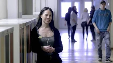 "Det är bra med skärpta, klara regler som kan gagna elevernas närvaro i skolan", säger Eva Lindbäck, gymnasiechef på Strömbacka i Piteå. (Arkivbild).