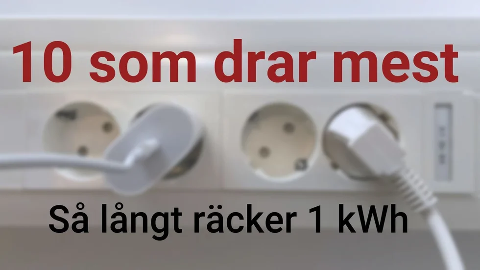 Så mycket drar elpylarna.