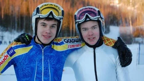 Två alpina mästare i Storklintens DM-tävlingar: Viktor Gabrielsson, Piteå och David Öhman, Luleå. De delade på guldmedaljerna. Viktor vann storslalom och David var snabbast i slalom.