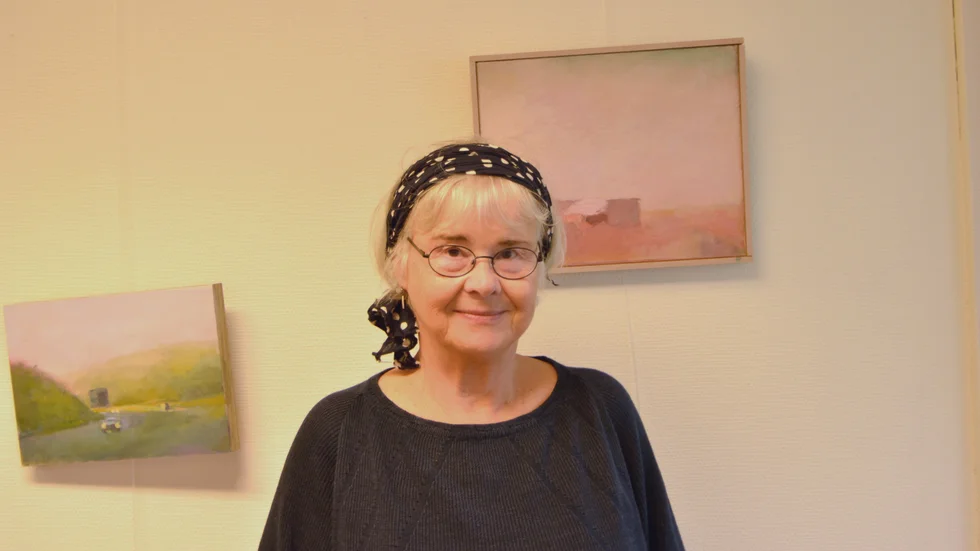 Birgitta Wikström ställer ut i Gamleby i helgen tillsammans med sina vänner.