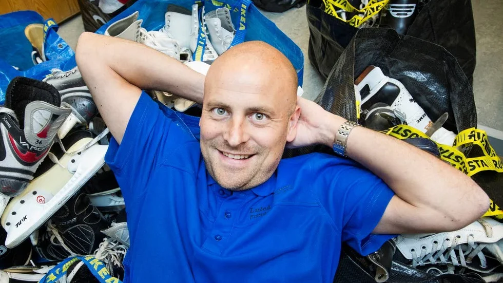 Andreas Eriksson är projektledare för Sportoteket, ett slags bibliotek där det kommer att finnas möjlighet att låna sportutrustning.