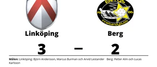 Dålig start sänkte Berg mot Linköping