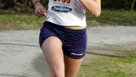 Karin Nilsson, Slagnäs, vann Kvarnjoggen ifjol. Hon är favorit även i år. (Arkivbild)