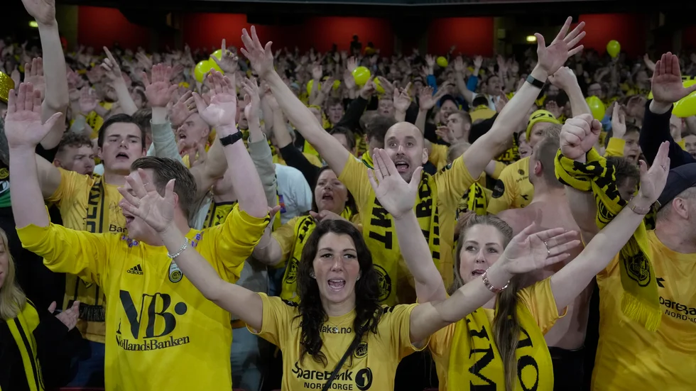 Så här vill Bodø/Glimt att det ska se ut bland hemmafansen inför Europa League-returen mot Arsenal. Arkivbild.
