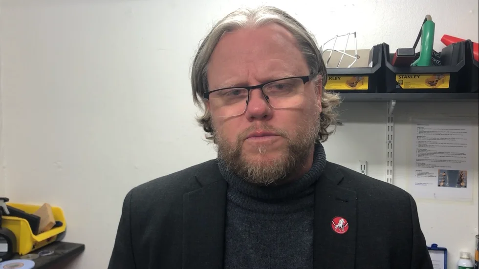 Vita Hästens tränare Anders Olsson 