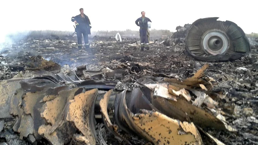 Nedskjutet? Sköts Malaysian Airline-planet ned över östra Ukraina? 298 människor omkom.