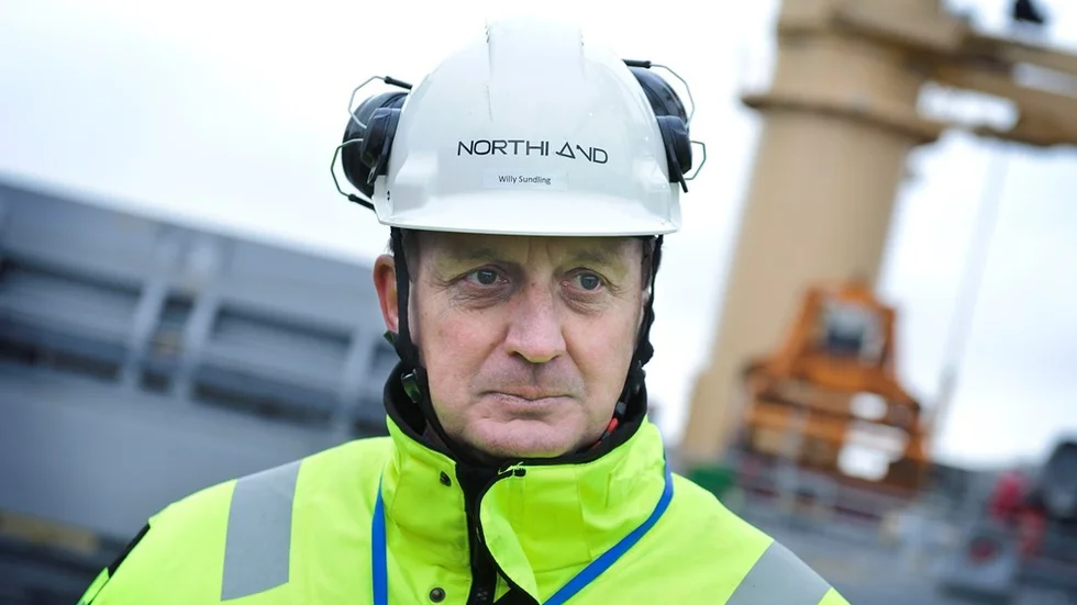Willy Sundling, miljödirektör på Northland Resources.