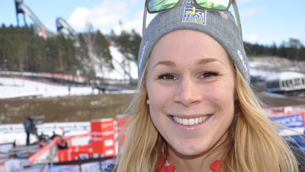 Målet. Nu har Jennie Öberg ställt in siktet på nästa års VM som avgörs i Falun.