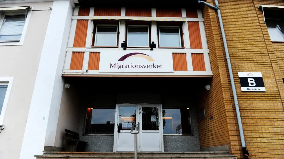 Personen sökte asyl på Migrationsverket i Boden.