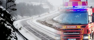 Brandmän nära att förolyckas vid E4–insats: "Det var bara ren slump"