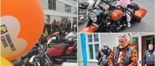 MC-kortege samlade in 40 000 kronor till Barncancerfonden: "Jag är själv förälder"