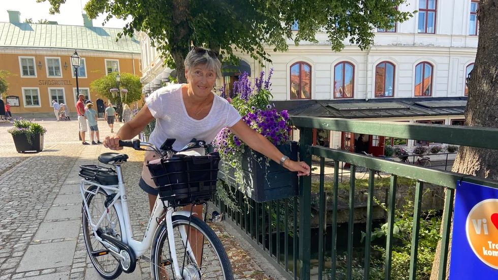 Miljöpartiets valaffisch på torgbron i Trosa hann bara sitta uppe, tre dagar, innan någon rev den."De är inte bara nedklottrade utan helt enkelt borta", säger Maria Arman, gruppledare, Miljöpartiet i Trosa.