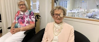 Systrarna Rut, 101, och Ingrid, 91, bjöd på storkalas