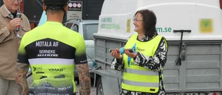 Här når budet Motala – efter cykeltur från Medevi