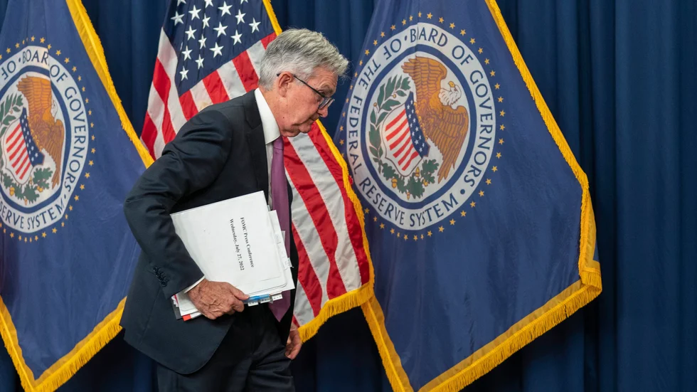Något högre kärninflation än väntat i juni i USA – enligt måttet PCE – ökar trycket på räntehöjningar från Federal Reserve, med ordförande Jerome Powell. Arkivbild