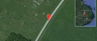 Stopp på väg 263 på grund av en singelolycka