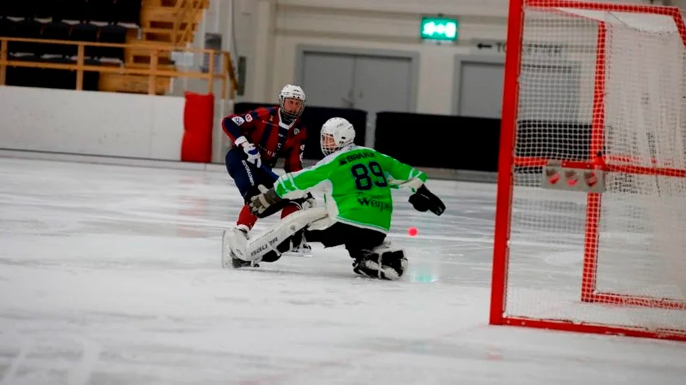 KVBS gör sitt fjärde mål mot Rättvik.