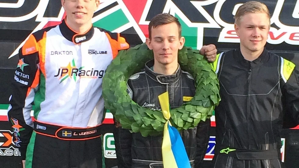 Linus Lagerström har numera sina vassaste grejor nere hos JP Racing i Malmö – då var det förstås skönt att vinna Skånes SKCC-deltävling.