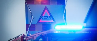 Personbil körde in i mitträcket vid Sillekrog