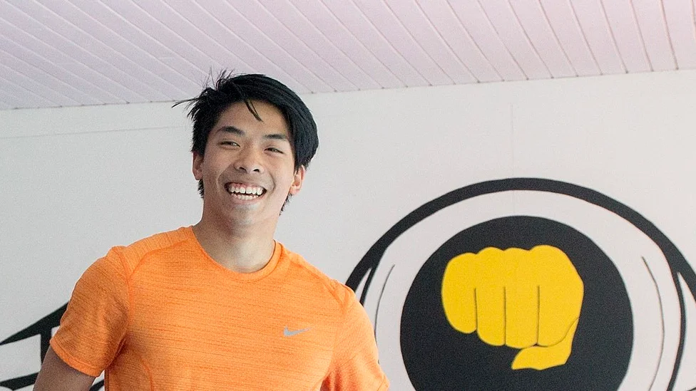 David Pham får ett av landstingets idrottsstipendier.
