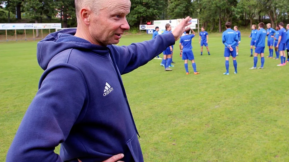 VFC-tränaren Håkan "Vargen" Andersson.