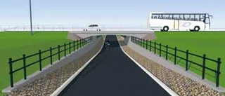 Grönt ljus för nya gångtunneln
