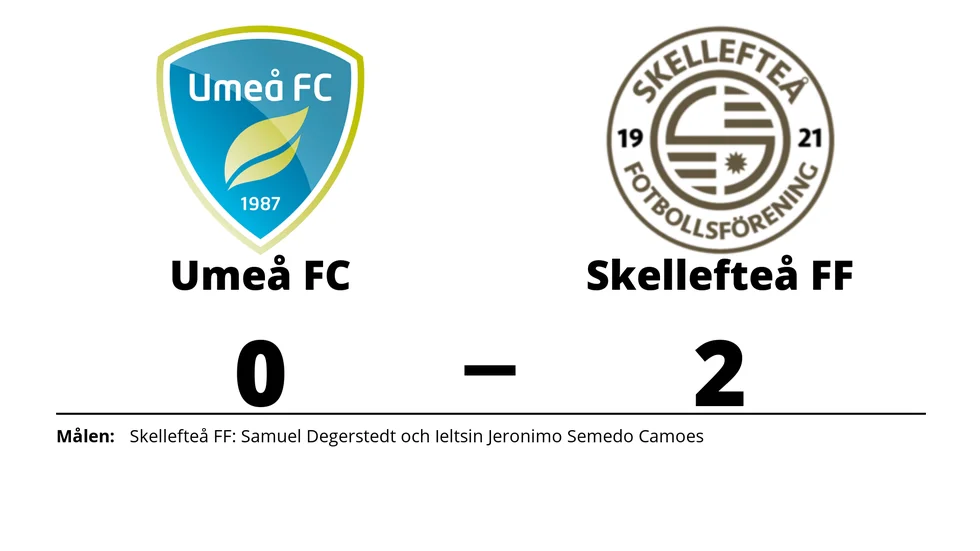 Umeå FC Akademi förlorade mot Skellefteå FF