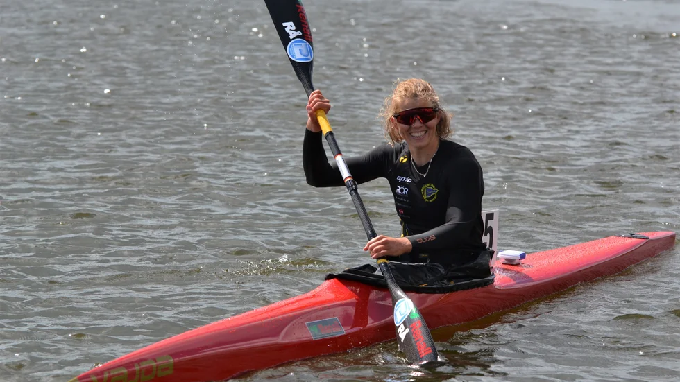 Melina Andersson tog sitt första senior-SM-guld i K1 i Nyköping.