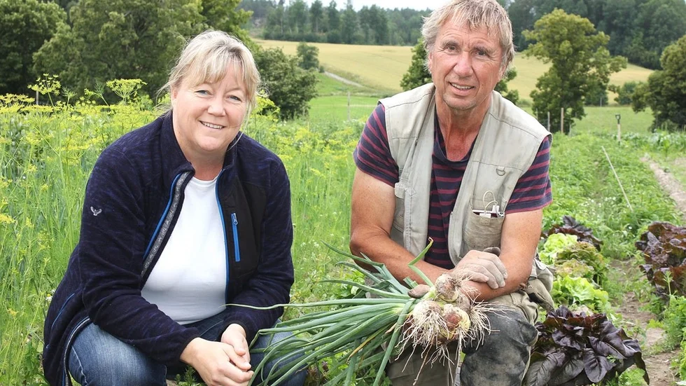 Arrangörerna för torgkvällarna i Malmköping, Birgitta Augustesen och Jan Andersson.