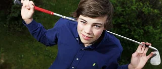 Filip vill ha golfen som sitt yrke
