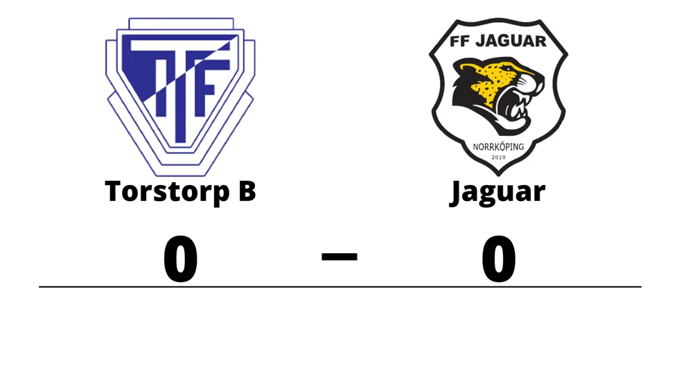 Torstorps IF B spelade lika mot FF Jaguar