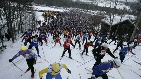Backen direkt efter starten i Vasaloppet lär få ta emot fler otränade skidåkare på söndag än på länge. Arkivbild: Ulf Palm/Scanpix