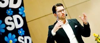 Jimmie Åkesson (SD) på plats i Eskilstuna: "Goda chanser att bli Sveriges största parti"