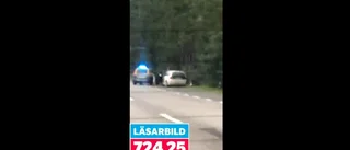 Tumult när bilist stoppades för misstänkt rattfylla