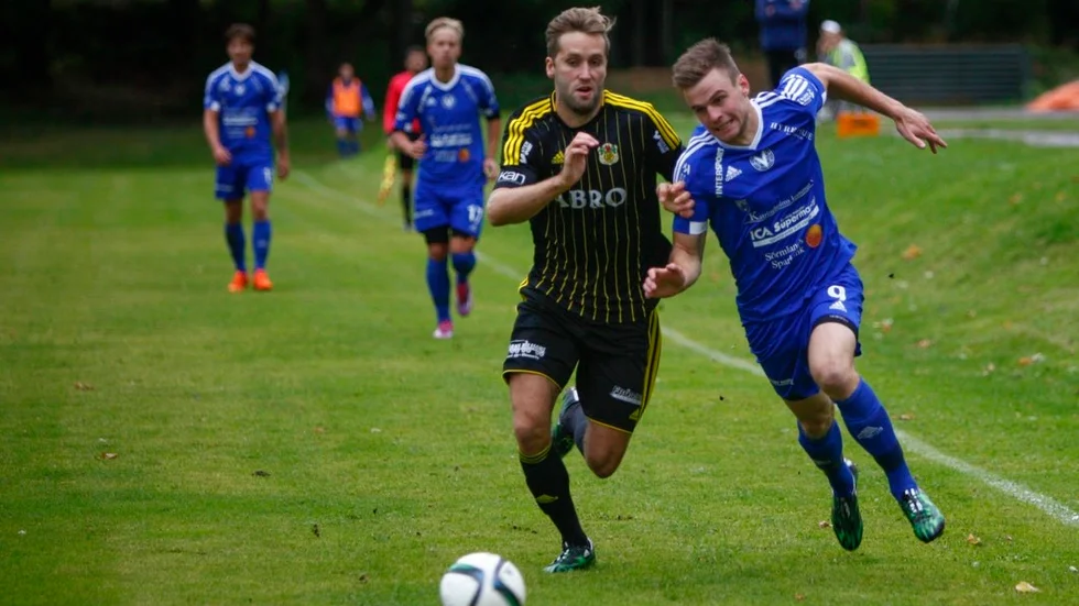Emil Olsson slet berömvärt och skapade chanser, men inga mål. Arkivfoto.