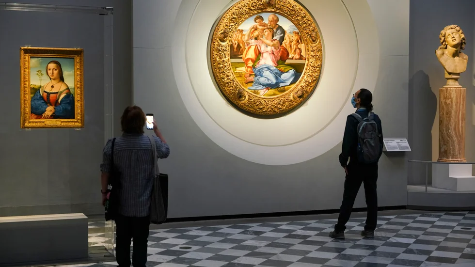 Efter att Uffizi-museet i Florens gjorde en vinst på motsvarande drygt 700 000 kronor stoppar italienska regeringen försäljningen av NFT:er av klassiska italienska målningar,. Arkivbild.
