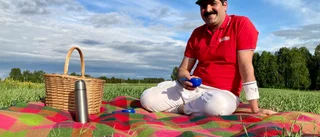 Nawid Soltani, 34, flydde Iran, med hårt pannben och fullt fokus på ett eget slakteri