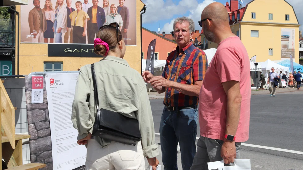 Gregor Aminoff har under Almedalsveckan propagerat för dammar som en lösning på vattenbristen på ön.