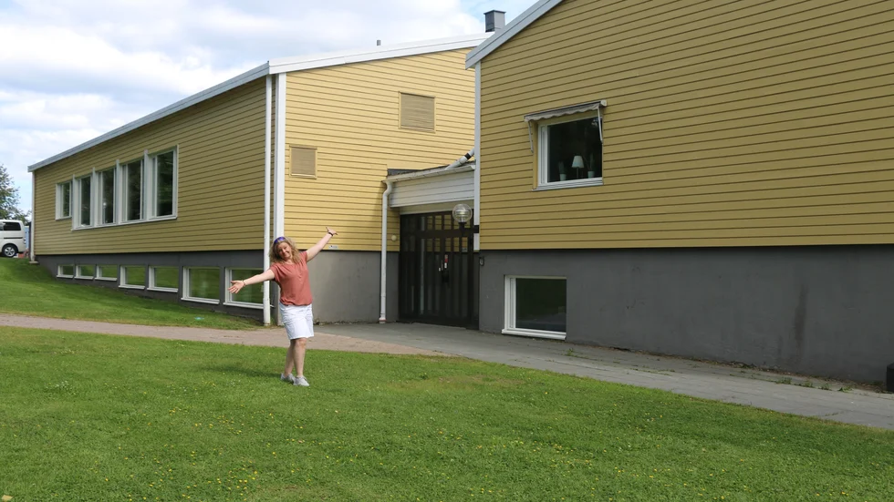 Marika Berglund, fastighets- och kyrkogårdschef ser fram emot att Piteås nya Kyrkcenter ska bli klart. 