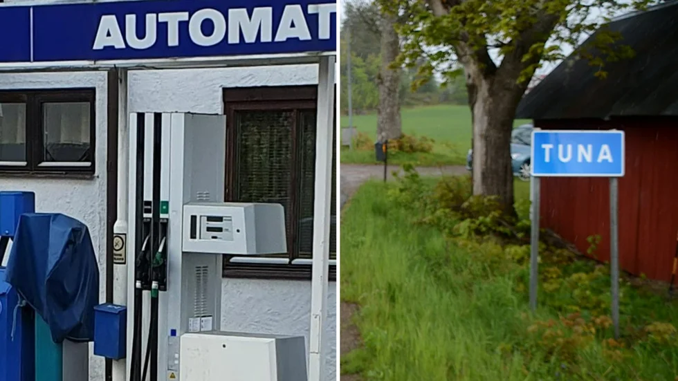 Tuna tankstation har gjort sitt. 
