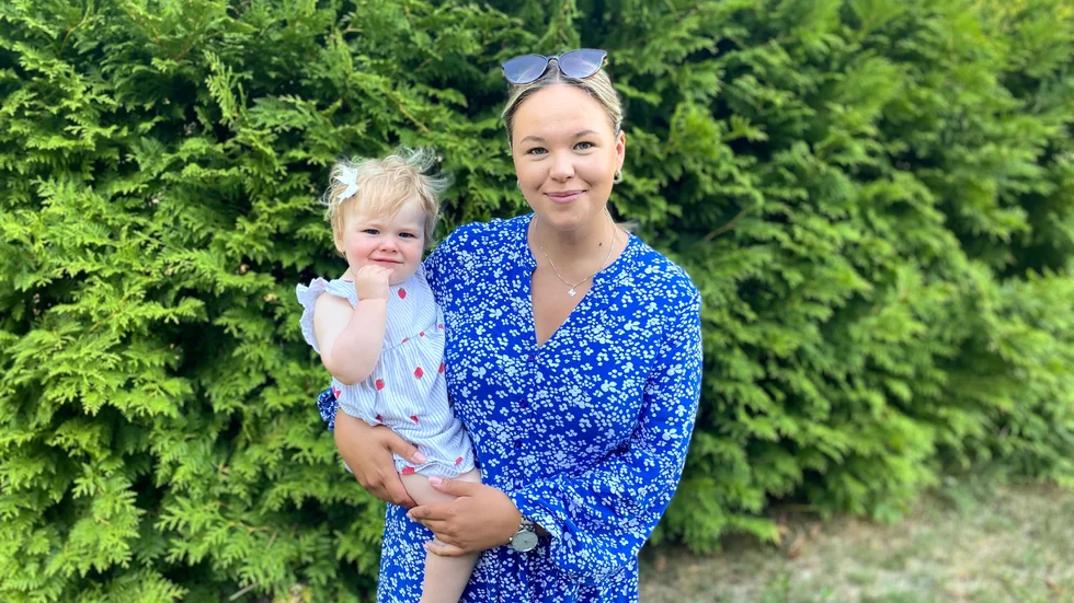 Jenny Gustavsson har tyckt det varit härligt att under ett års tid få vara mammaledig. 