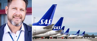 SAS-flygen på Gotland minskar efter pilotstrejk
